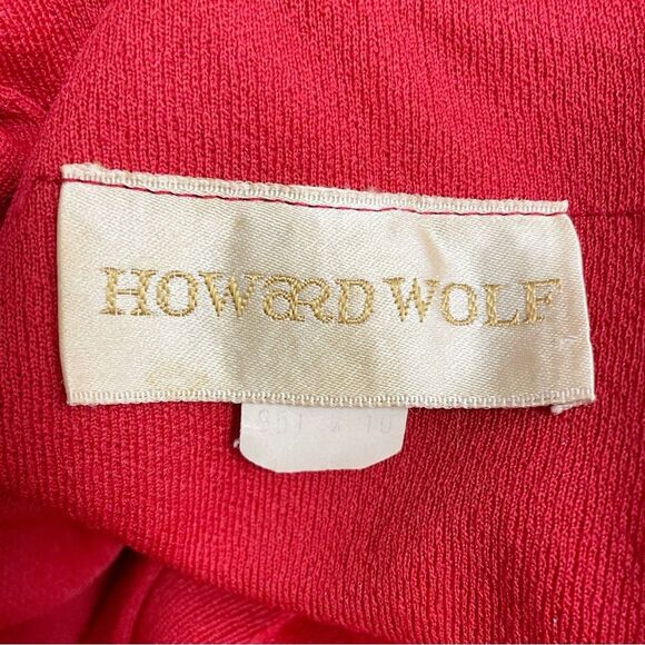 Vintage 1960s Howard Wolf Strawberry Button Ric-Rac Dress Black Red Ivory Size 4 - Picture 14 of 16